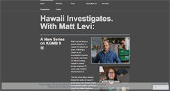 Desktop Screenshot of hawaiiinvestigates.wordpress.com