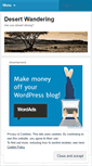 Mobile Screenshot of godesertwandering.wordpress.com