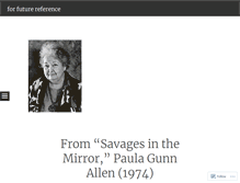 Tablet Screenshot of 4futurereference.wordpress.com