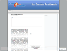 Tablet Screenshot of ecuadorinmediato.wordpress.com