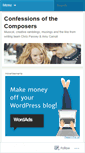Mobile Screenshot of confessionsofacomposer.wordpress.com