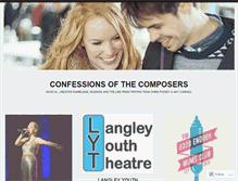 Tablet Screenshot of confessionsofacomposer.wordpress.com