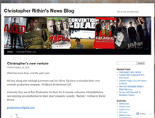 Tablet Screenshot of chrisrithin.wordpress.com