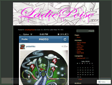 Tablet Screenshot of ladiepoise.wordpress.com