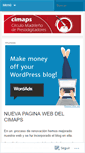 Mobile Screenshot of cimaps.wordpress.com