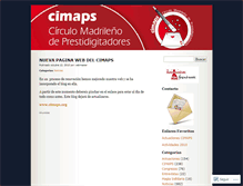 Tablet Screenshot of cimaps.wordpress.com