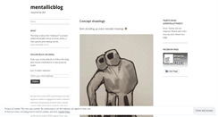 Desktop Screenshot of mentallicblog.wordpress.com