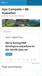 Mobile Screenshot of apacampsite.wordpress.com