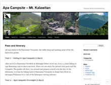 Tablet Screenshot of apacampsite.wordpress.com