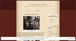 Desktop Screenshot of fotofects.wordpress.com