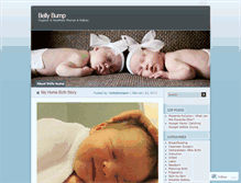 Tablet Screenshot of bellybumper.wordpress.com