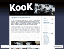 Tablet Screenshot of kookzine.wordpress.com