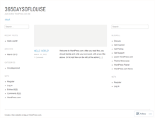 Tablet Screenshot of 365daysoflouise.wordpress.com