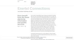 Desktop Screenshot of enertelconnections1.wordpress.com