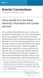 Mobile Screenshot of enertelconnections1.wordpress.com