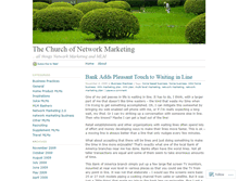 Tablet Screenshot of churchnetworkmarketing.wordpress.com