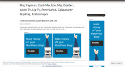 Desktop Screenshot of macyayinlari.wordpress.com