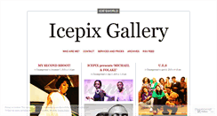 Desktop Screenshot of icepixgallery.wordpress.com