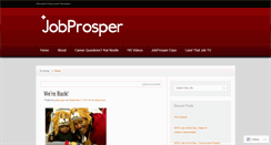Desktop Screenshot of jobprosper.wordpress.com