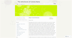 Desktop Screenshot of commamama.wordpress.com