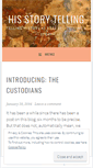 Mobile Screenshot of historytelling.wordpress.com