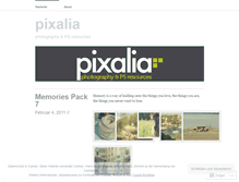 Tablet Screenshot of pixaliadesign.wordpress.com