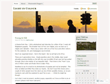 Tablet Screenshot of lightincolour.wordpress.com
