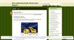 Desktop Screenshot of geld21.wordpress.com