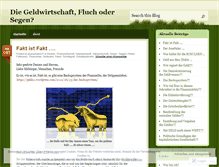 Tablet Screenshot of geld21.wordpress.com