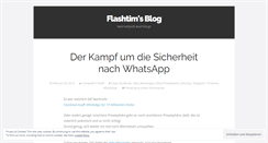 Desktop Screenshot of flashtim.wordpress.com