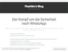 Tablet Screenshot of flashtim.wordpress.com
