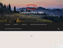 Tablet Screenshot of caractereitalia.wordpress.com