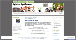 Desktop Screenshot of lightenupcorona.wordpress.com