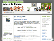 Tablet Screenshot of lightenupcorona.wordpress.com