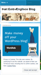 Mobile Screenshot of ealdaenglisc.wordpress.com