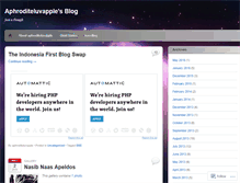 Tablet Screenshot of aphroditeluvapple.wordpress.com