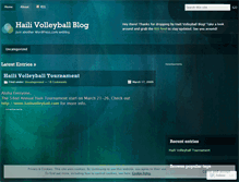 Tablet Screenshot of hailivolleyball.wordpress.com