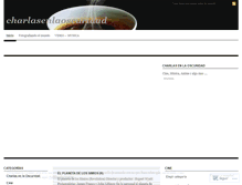 Tablet Screenshot of charlasenlaoscuridad.wordpress.com