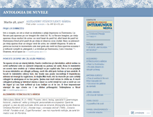 Tablet Screenshot of antologiadenuvele.wordpress.com