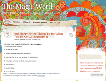 Tablet Screenshot of hogsmeadebooks.wordpress.com