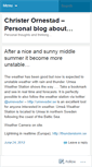 Mobile Screenshot of christerornestad.wordpress.com