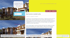 Desktop Screenshot of ladakhhotelsinindia.wordpress.com