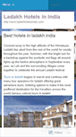 Mobile Screenshot of ladakhhotelsinindia.wordpress.com