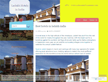 Tablet Screenshot of ladakhhotelsinindia.wordpress.com