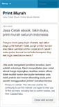 Mobile Screenshot of printmurah.wordpress.com