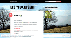 Desktop Screenshot of lesyeuxdisent.wordpress.com