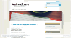 Desktop Screenshot of kepincutkamu.wordpress.com