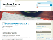 Tablet Screenshot of kepincutkamu.wordpress.com