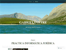 Tablet Screenshot of gabrielsartre.wordpress.com