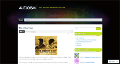 Desktop Screenshot of alejoism.wordpress.com
